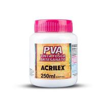 Tinta Pva P/ Mdf Gesso Acrilex Branco 250ml - 519
