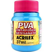 Tinta PVA para Artesanato 37ml Azul Celeste ACRILEX