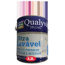 Tinta Qualyvinil Fosco Ultra Lavável 3,2L Tons de Rosa