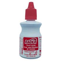 Tinta Refil De Carimbo Radex Vermelho 40ml Tinta Refil De Carimbo Radex Vermelho 40ml