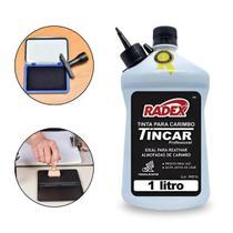 Tinta Refil Para Almofada De Carimbo 1 Litro Preta Com Bico Aplicador Tinta Refil Para Almofada De Carimbo 1 Litro Preta Com Bico Aplicador