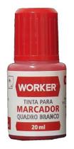 Tinta Refil Para Marcador Quadro Branco Recarregável Vermelho Worker