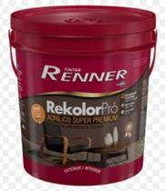 Tinta Rekolor Pro Fosco Branco 18l Renner 3700 Tinta Rekolor Pro Fosco Branco 18l Renner 3700
