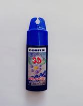 Tinta relevo 3d brilhante corfix preta 35ml