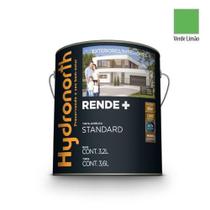 Tinta Rende+ Acrílica Verde Limão Fosco 3,6 Litros Hydronorth Tinta Rende+ Acrílica Verde Limão Fosco 3,6 Litros Hydronorth