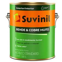 Tinta Rende Muito Fosca 3,6 Litros Elefante - Suvinil Tinta Rende Muito Fosca 3,6 Litros Elefante - Suvinil