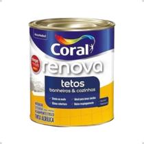 Tinta Renova Chega De Mofo Acrilica 900 Ml Branco Coral Tinta Renova Chega De Mofo Acrilica 900 Ml Branco Coral