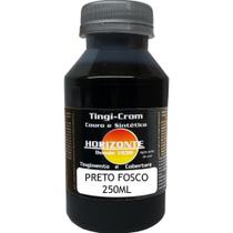 Tinta Restaura Couro Preto Fosco 250ml - Horizonte