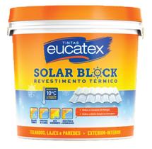 Tinta Resvestimento Termico Eucatex Solar Block Branco 16Kg