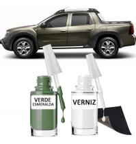 Tinta Retoque Tira Risco Automotivo Cor Verde Emerald