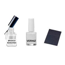 Tinta Retoque Tira Risco Carro Fiat - Branco Banchisa