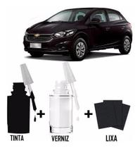 Tinta Retoque Tira Risco Gm Preto Ouro Negro