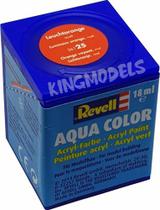 Tinta Revell - Aqua Color - Cod 36125 Luminous Orange 18ml