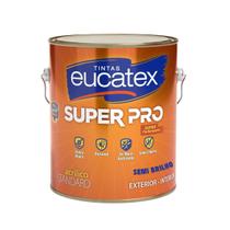 Tinta Semi Brilho Lavável Antimofo Eucatex Super Pro 3,2L