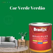 Tinta Semi Brilho Verdes Parede 800ml Brasiplus Acrílica Lavável.