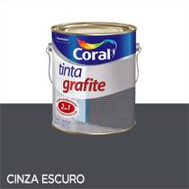 Tinta Sintética Coral Secagem Rápida 3,6 L - Cinza Escuro