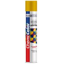 Tinta Spray 250ml Premium Edition para Uso Geral Amarelo Brilhante - 680512 - CHEMICOLOR