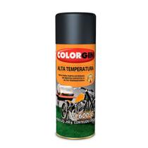Tinta Spray 300ml Preto Alta Temperatura Colorgin