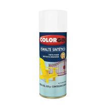 Tinta Spray 350ml Branco Esmalte Sintético Colorgin