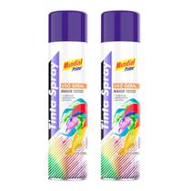 Tinta Spray 400ml Azul Escuro 02 Uni MUNDIAL PRIME Tinta Spray 400ml Azul Escuro 02 Uni MUNDIAL PRIME
