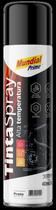 Tinta spray 400ml mundial prime alta temperatura preto fosco Tinta spray 400ml mundial prime alta temperatura preto fosco
