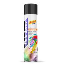 Tinta spray 400ml mundial prime ug preto brilhante