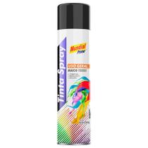 Tinta Spray 400ml Preto Fosco AE01000103 MUNDIAL PRIME