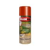 Tinta Spray Acabamento Metálico Exterior Cobre 65 350ml- Colorgin