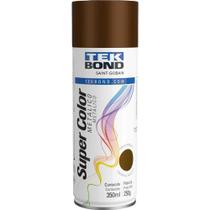 Tinta Spray Acrílica Bronze Metálico 350ml para Ferro Aço Madeira Uso Interno e Externo Tekbond Tinta Spray Acrílica Bronze Metálico 350ml para Ferro Aço Madeira Uso Interno e Externo Tekbond
