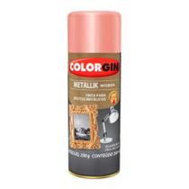 Tinta Spray Acrílica Metálica Spray Metallik Rose Gold 56 Rosê 350ml Colorgin Tinta Spray Acrílica Metálica Spray Metallik Rose Gold 56 Rosê 350ml Colorgin