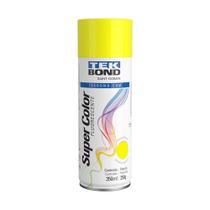 Tinta Spray Aerossol Amarelo Fluorescente 350ml 250g TekBond