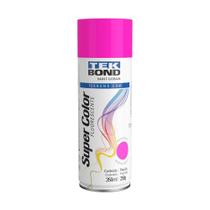 Tinta Spray Aerossol Rosa Fluorescente 350ml 250g TekBond