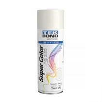 Tinta spray aerossol Super Color Branco brilhante 350ml - Tekbond
