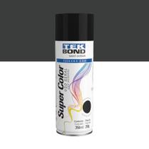 Tinta Spray Aerossol Super Color Preto Brilhante 350ml - Tekbond