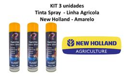Tinta Spray Agrícola Amarelo New Holland 400 ml 3 Unidades Twister