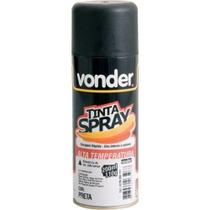 Tinta SPRAY ALTA Temperatura 200ML Preto Vonder Tinta SPRAY ALTA Temperatura 200ML Preto Vonder