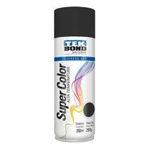 Tinta Spray Alta Temperatura 600 Preto Fosco 350ml Tekbond