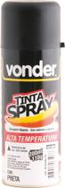 Tinta spray alta temperatura preto 200ml/110g - Vonder