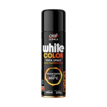 Tinta Spray Alta Temperatura Preto 340ml Orbi Química