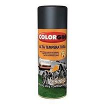 Tinta Spray Alta Temperatura Preto 600º Colorgin