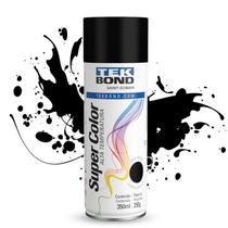 Tinta Spray Alta Temperatura Preto Brilhante 350ml Tekbond Tinta Spray Alta Temperatura Preto Brilhante 350ml Tekbond