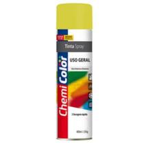 Tinta Spray Amarelo 400ml Emb. c/ 3 - CHEMICOLOR