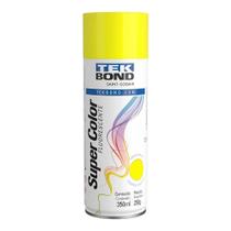 Tinta Spray Amarelo Fluorescente Luminoso 350ml Tekbond