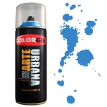 Tinta Spray Arte Urbana Colorgin 400ml Azul Européia - 924