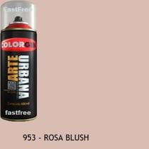 Tinta Spray Arte Urbana Rosa Blush 953 - 400ml - Colorgin