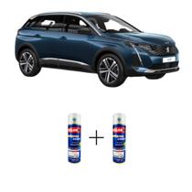 Tinta Spray Automotiva Azul Celebes - ESY Peugeot 300ml + Spray Verniz 300ml