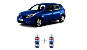 Tinta Spray Automotiva Azul Crepusculo Perol - 452 Renault 300ml + Spray Verniz 300ml - Sherwin Williams