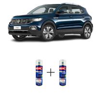 Tinta Spray Automotiva Azul Norway VW 300ml + Spray Verniz 300ml