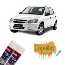Tinta Spray Automotiva (BRANCO) NA COR DO SEU CARRO 300ml Feita na máquina - COLORGIN