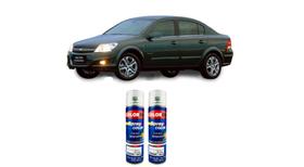 Tinta Spray Automotiva Cinza Bluet GM 300ml + Spray Verniz 300ml